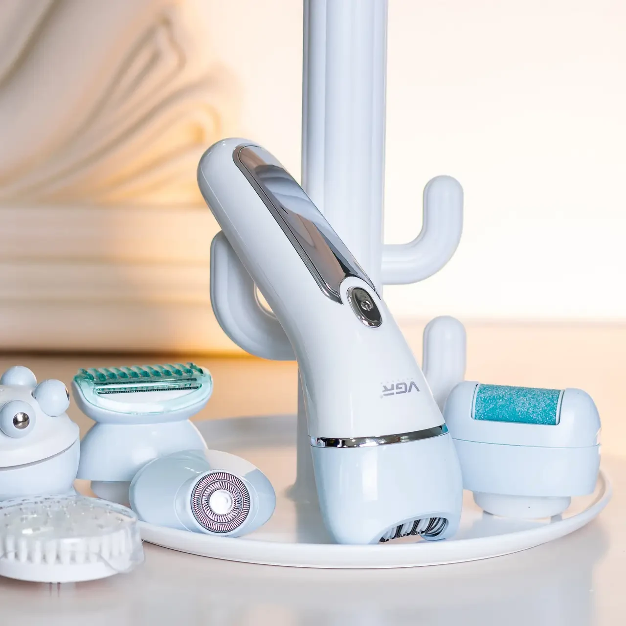 Бездротовий епілятор для обличчя та тіла для жінок 6 в 1 домашній триммер для волосся USB VGR