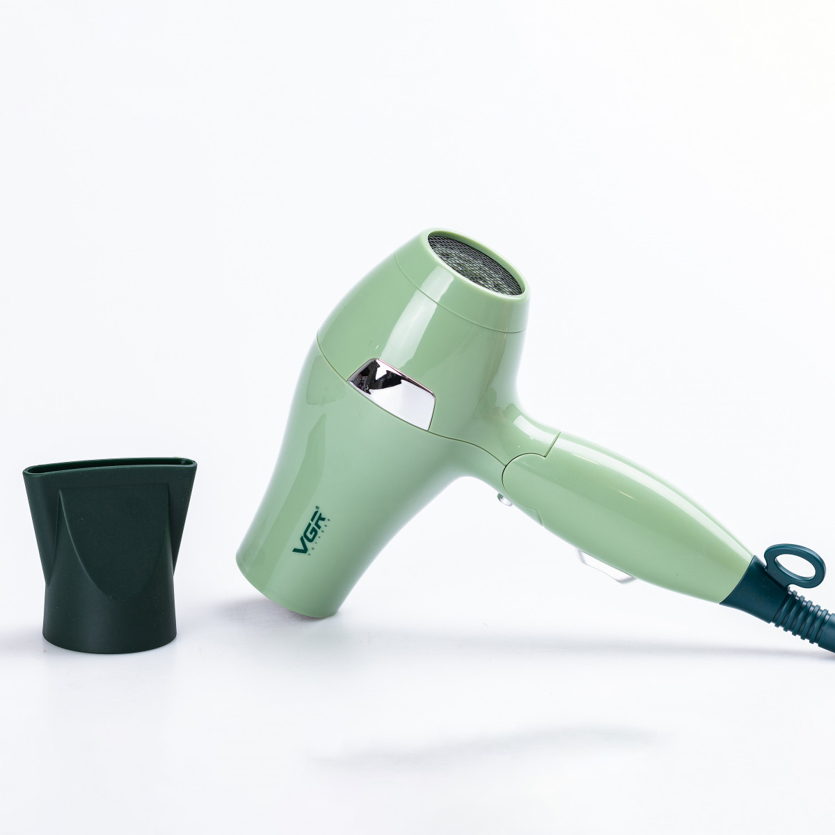 Фен для волосся VGR HPV432 з концентратором 1000 Вт Зелений