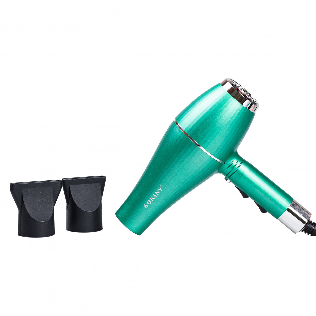 Фен для волосся Sokany SK-14009 з двома концентраторами зелений