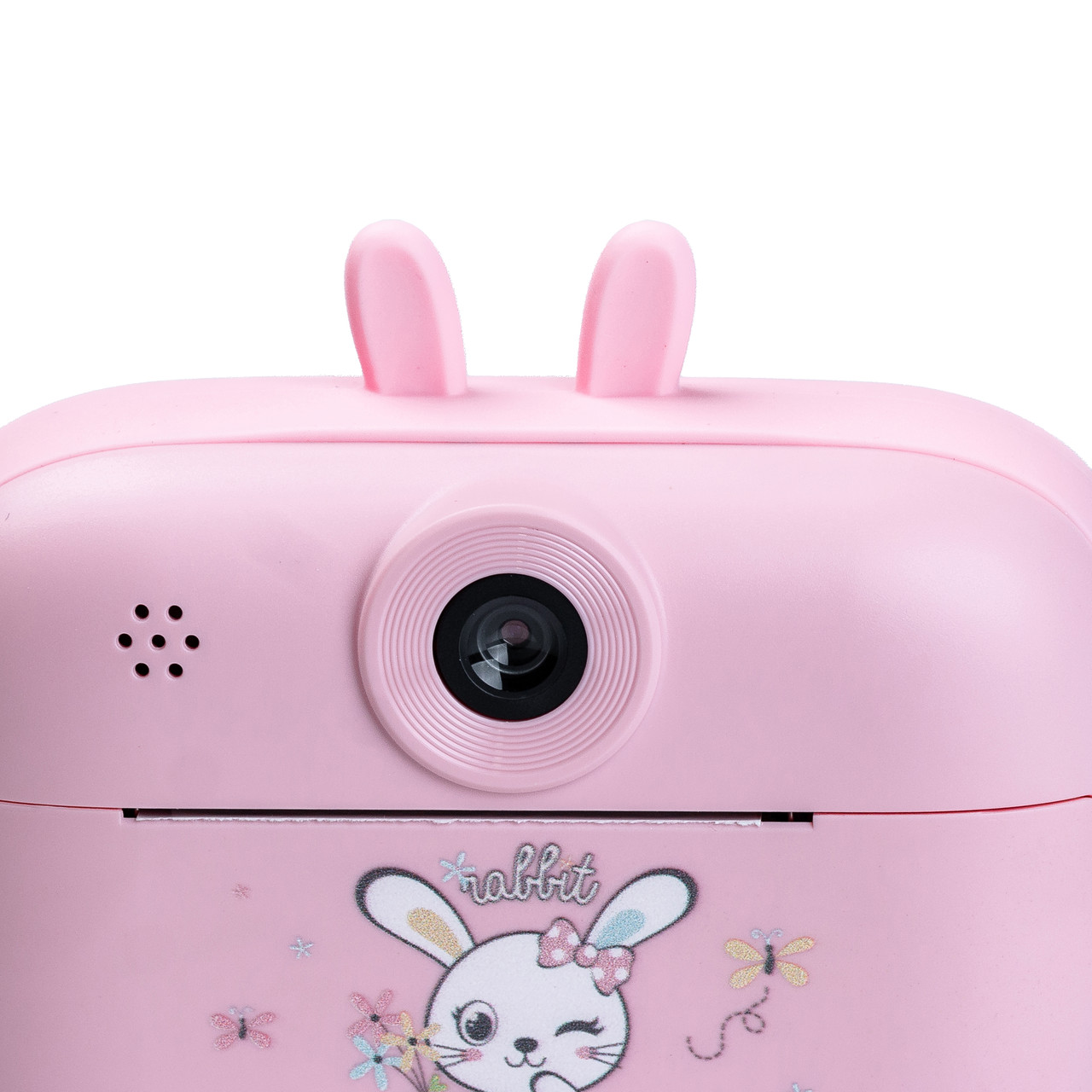 Дитяча фотокамера з миттєвим друком знімків «Зайчик» Рожевий