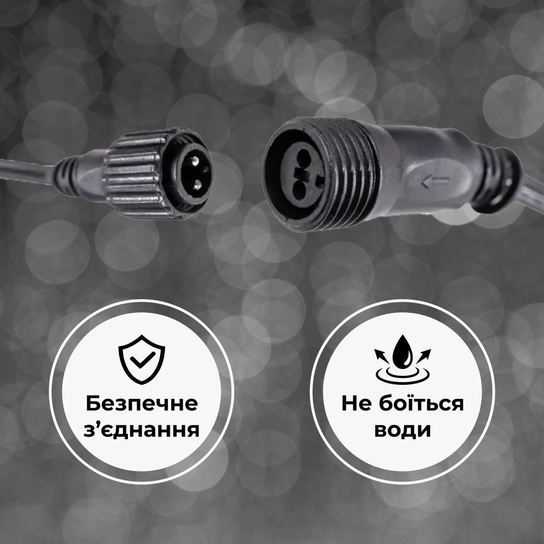 Гірлянда вулична стрічка світлодіодна Дюралайт 480 LED 16м морозостійка прозорий дріт Білий
