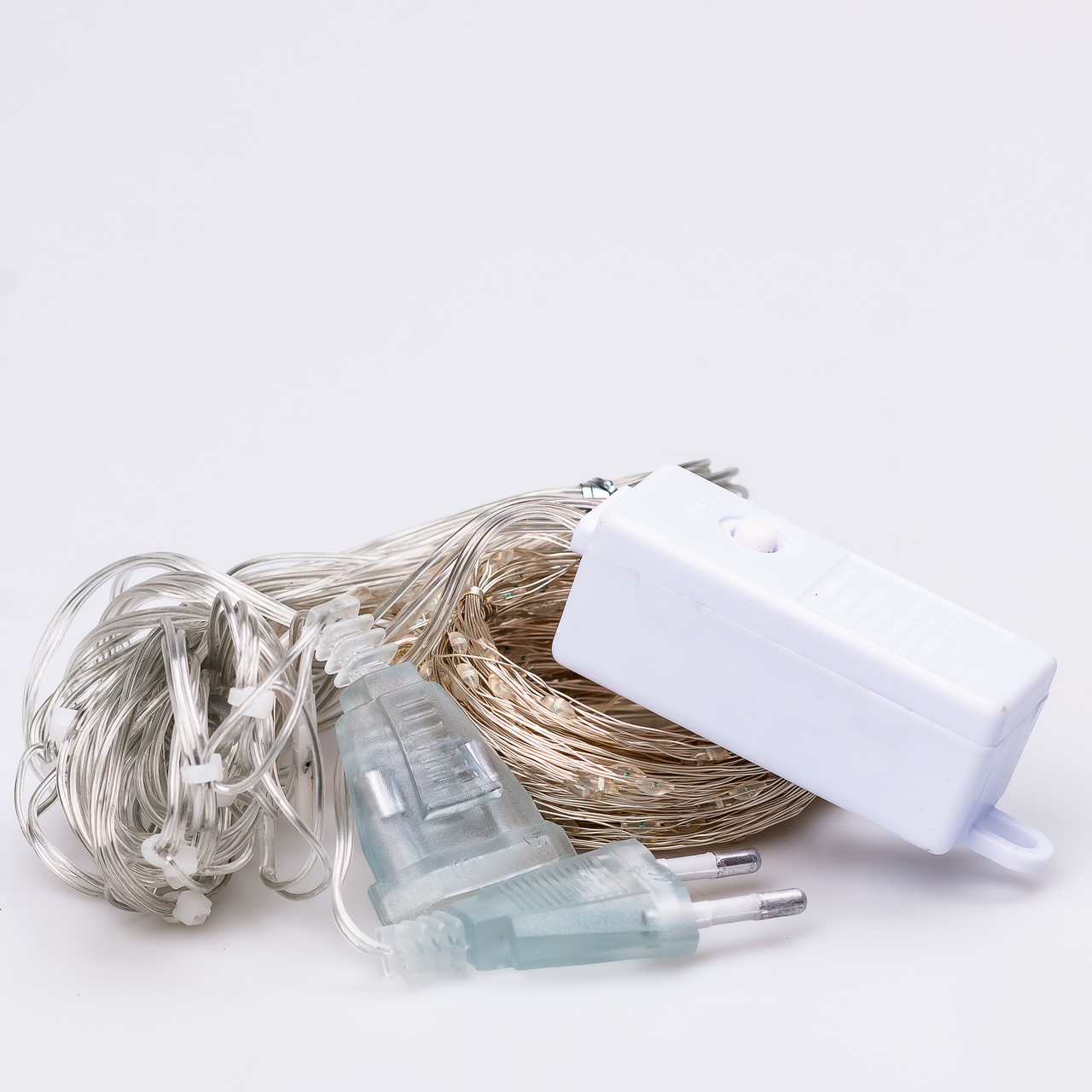 Гірлянда штора світлодіодна GarlandoPro Роса 200LED 3х2м 10 ліній 8 режимів гірлянда крапля роси