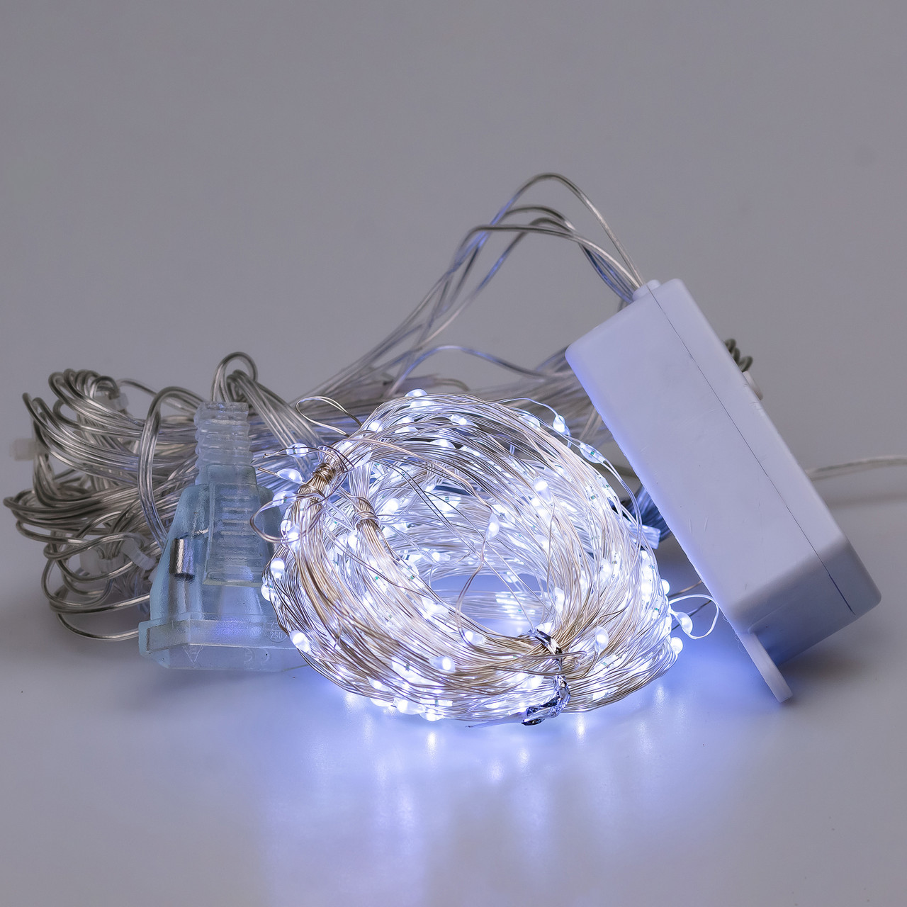 Гірлянда штора світлодіодна GarlandoPro Роса 200LED 3х2м 10 ліній 8 режимів гірлянда крапля роси Білий