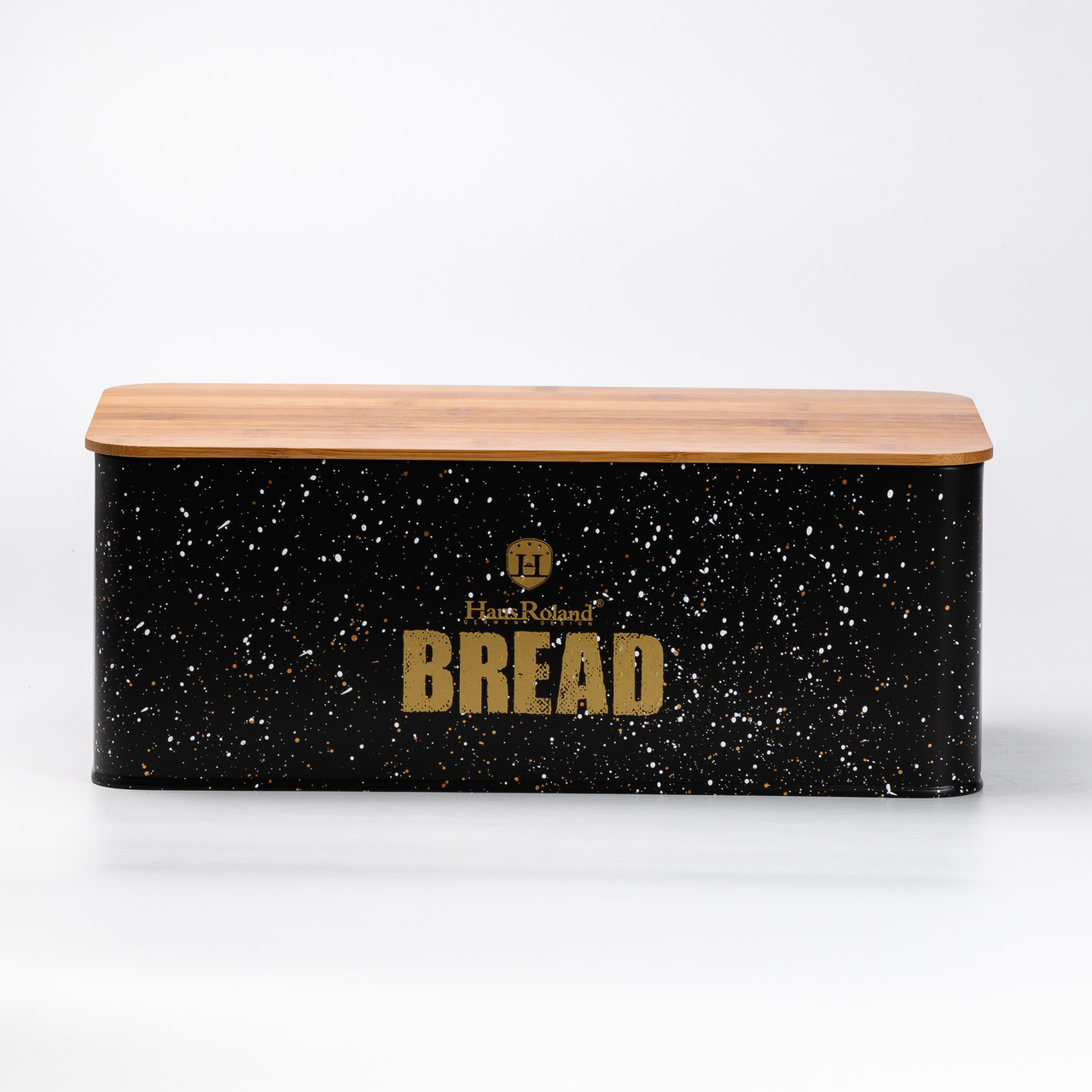 Набір для зберігання продуктів 4 штуки з бамбуковими кришками, чорна