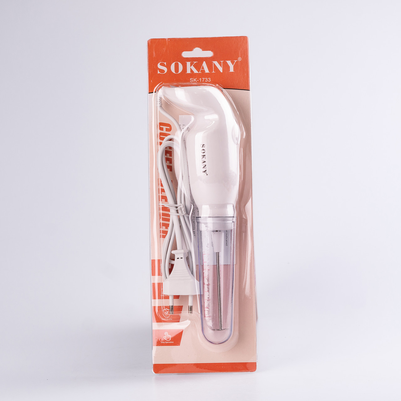 Капучинатор Sokany SK-1733 ручний 25W білий