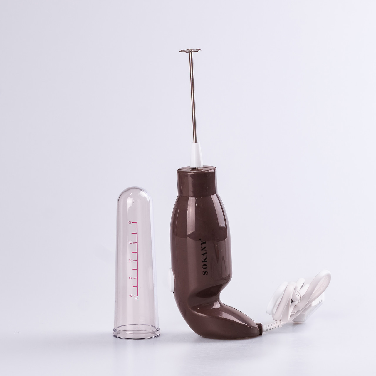 Капучинатор Sokany SK-1733 ручний 25W Коричневий