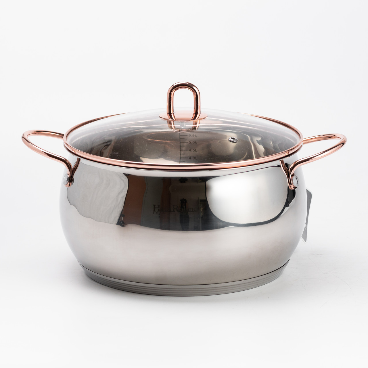 Набір каструль з нержавіючої сталі 3 штуки 6,1/2,6/3,6 л, хром