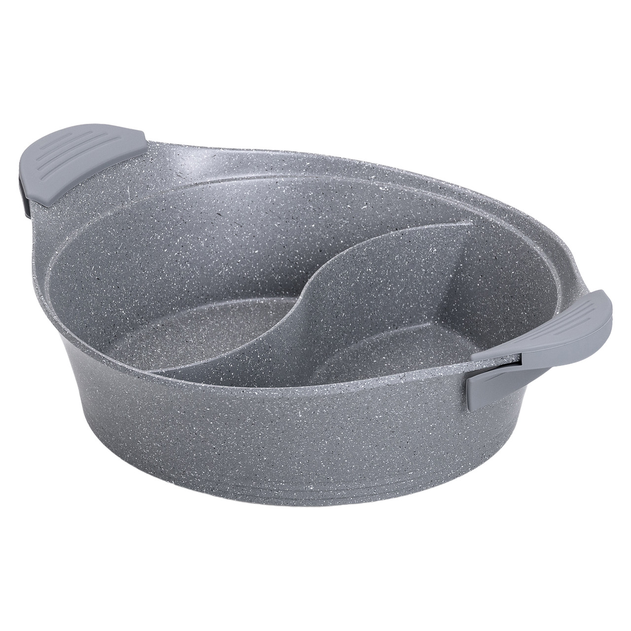 Алюмінієва каструля Ø 30 см Мармур з антипригарним покриттям сірий MGC