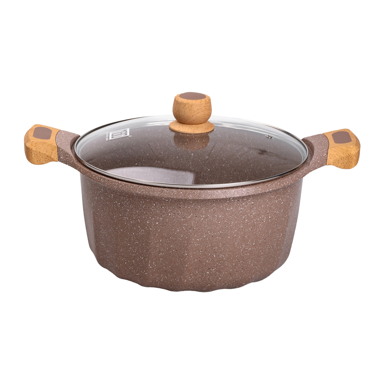 Велика алюмінієва каструля об&apos;ємом 11 літрів з антипригарним покриттям Ø32 см