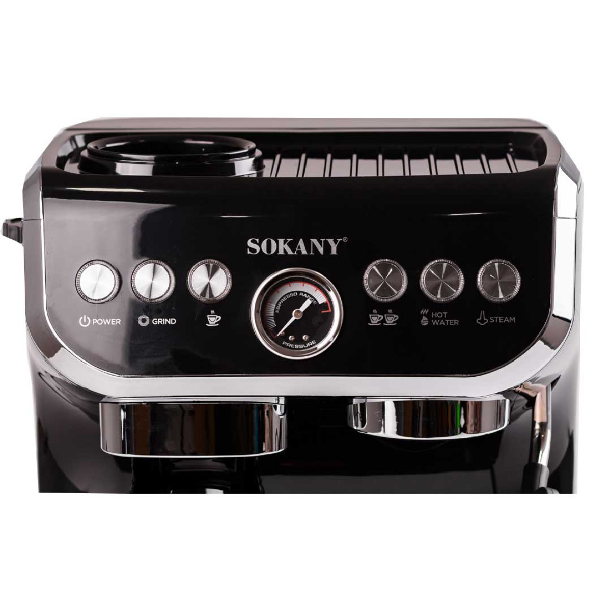 Еспресо-машина rапучинатор із кавомолкою gрофесійна електрична еспресо-машина Sokany 2 л