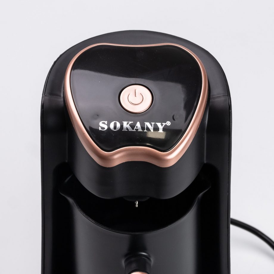 Електротурка Sokany SK-04008 250 мл чорна із золотом