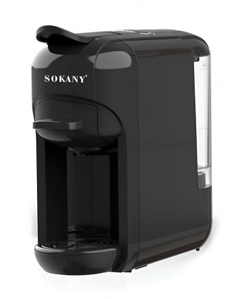 Капсульна кавоварка Sokany з резервуаром 600 мл для капсул і меленої кави