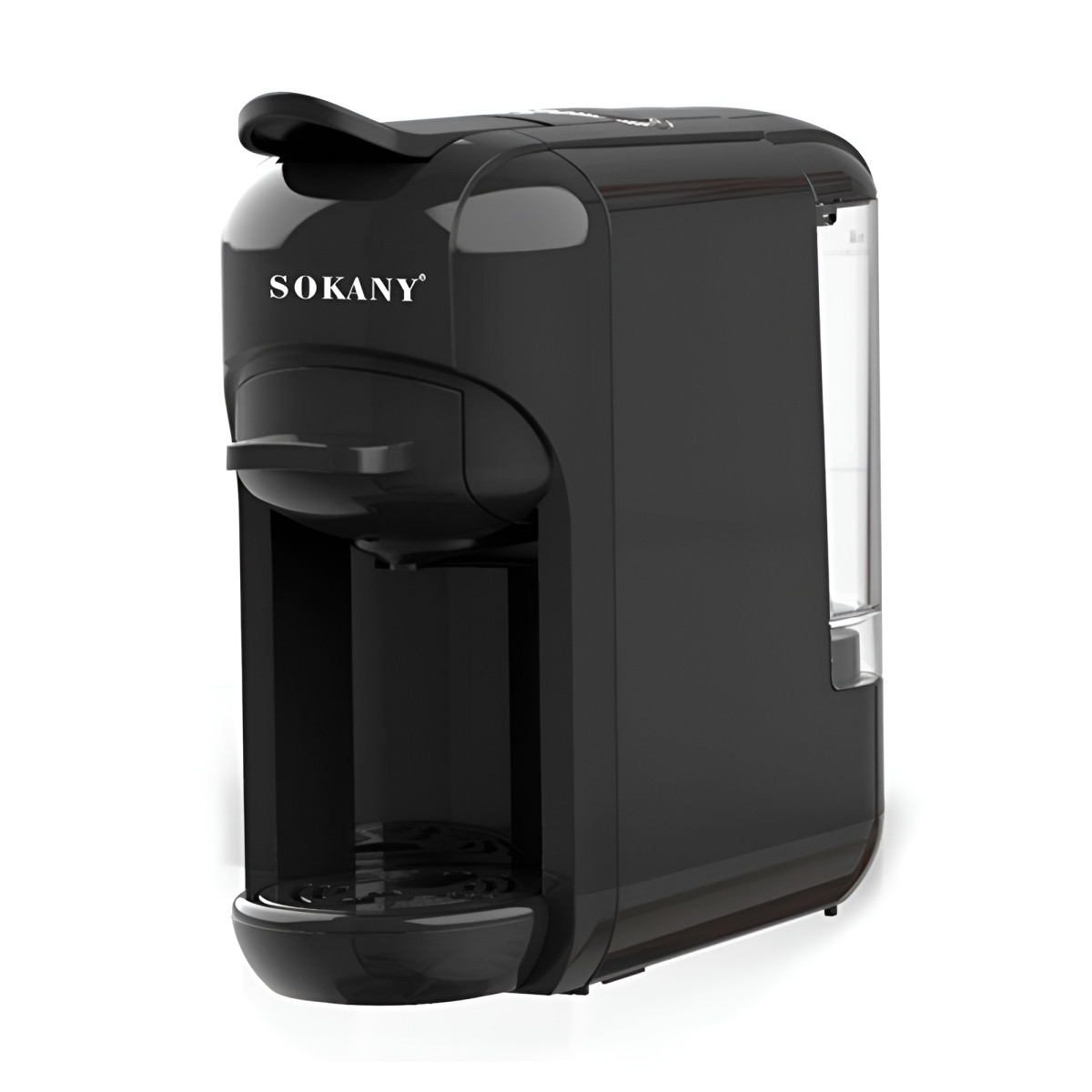 Капсульна кавоварка Sokany з резервуаром 600 мл для капсул і меленої кави