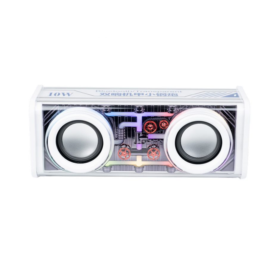 Колонка портативна V8 BT/TF/USB/TWS 10 Вт біла