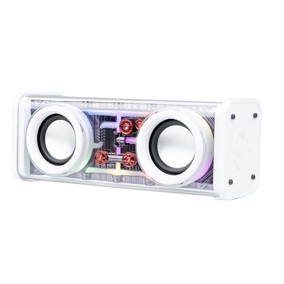 Колонка портативна V8 BT/TF/USB/TWS 10 Вт біла