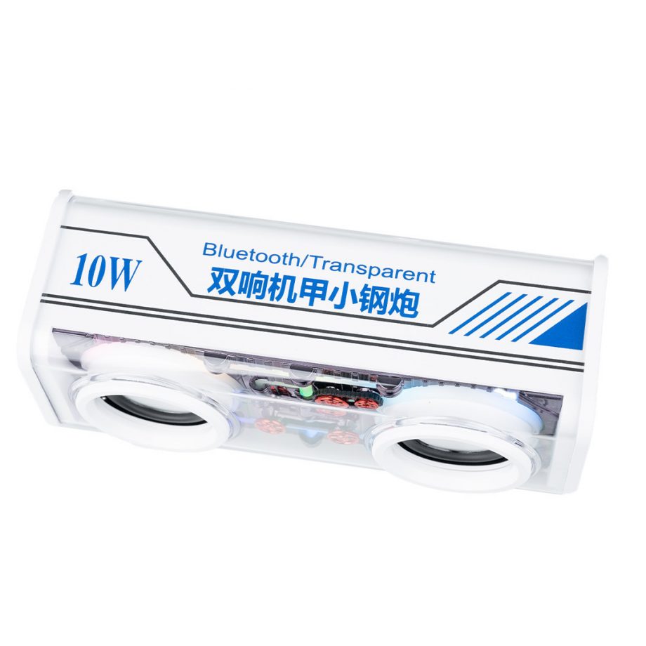 Колонка портативна V8 BT/TF/USB/TWS 10 Вт біла