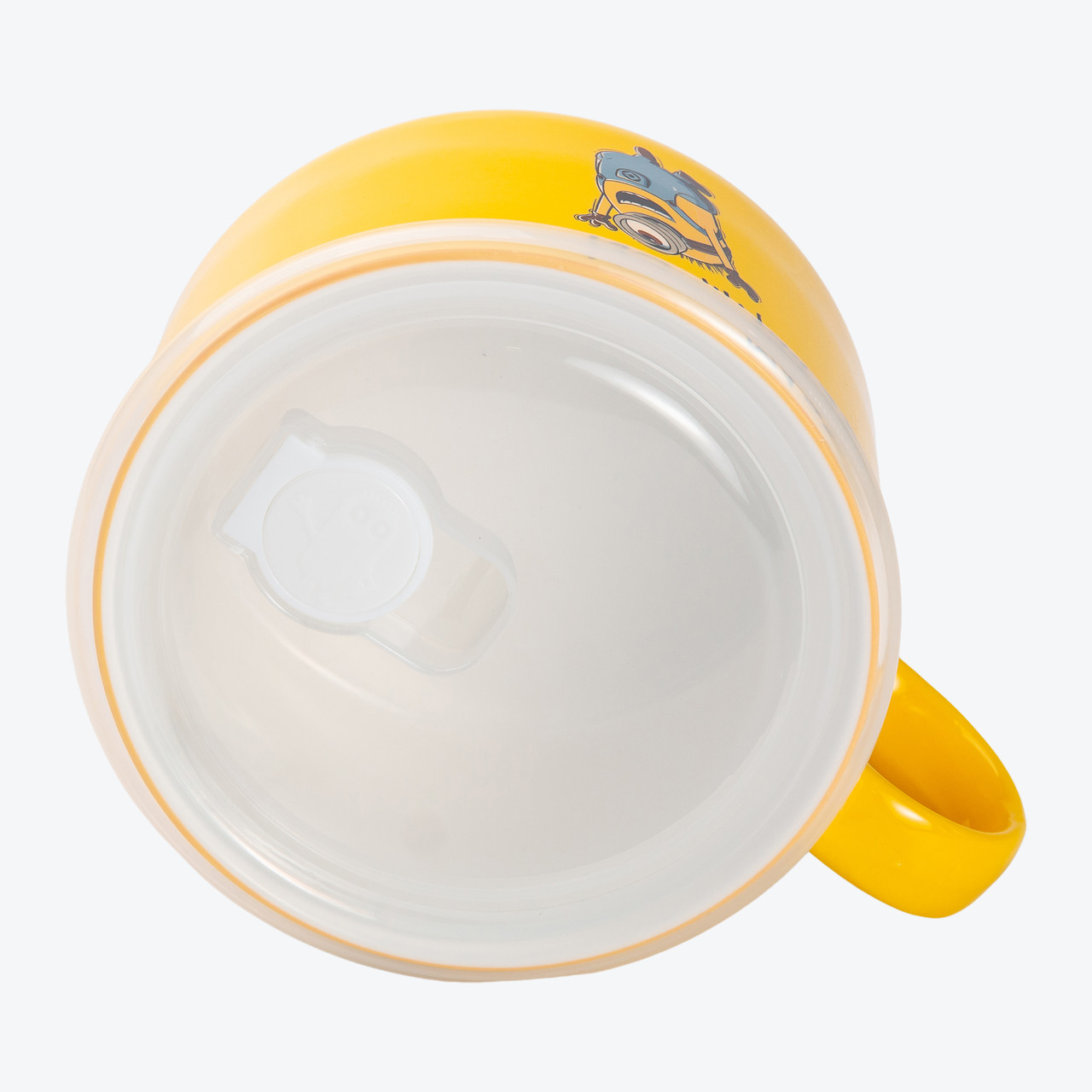 Миска керамічна з пластиковою кришкою, 900 мл, для супу та локшини