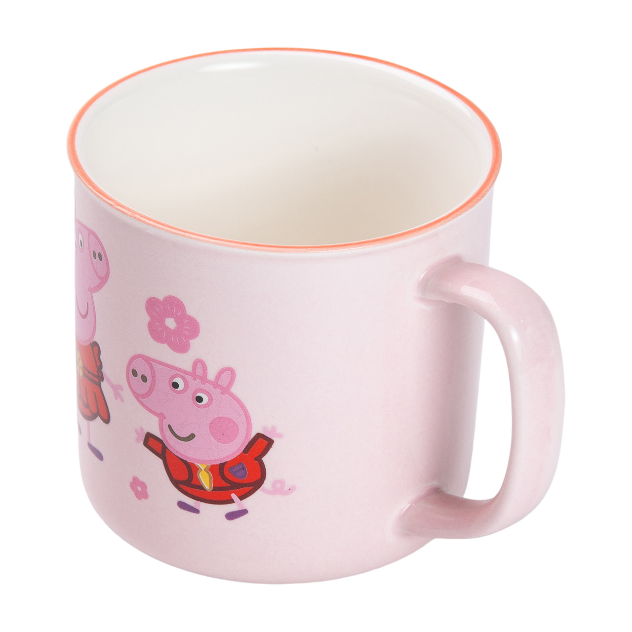 Чашка керамічна Peppa Pig 400 мл рожева рожева