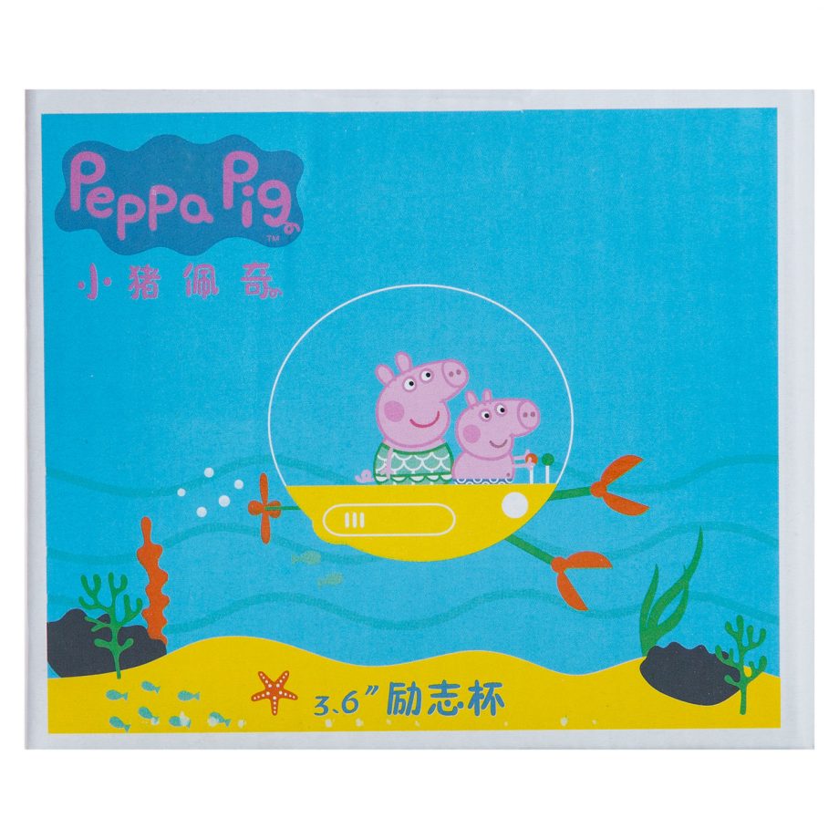 Чашка керамічна Peppa Pig 400 мл рожева рожева