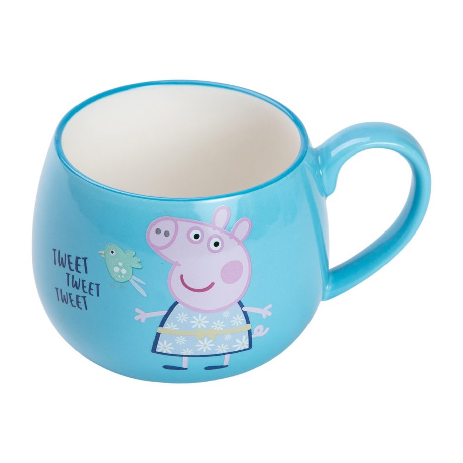 Керамічна дитяча чашка із зображенням Peppa Pig, об’ємом 400 мл, підходить для напоїв