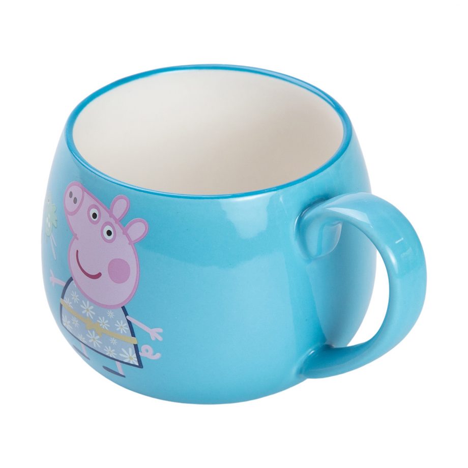 Чашка Peppa Pig керамічна 400 мл синя