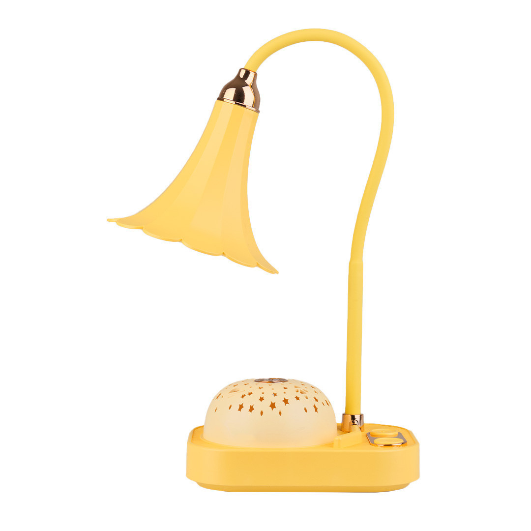 Дитяча лампа нічник із проекцією зоряного неба 3.2 Вт жовта