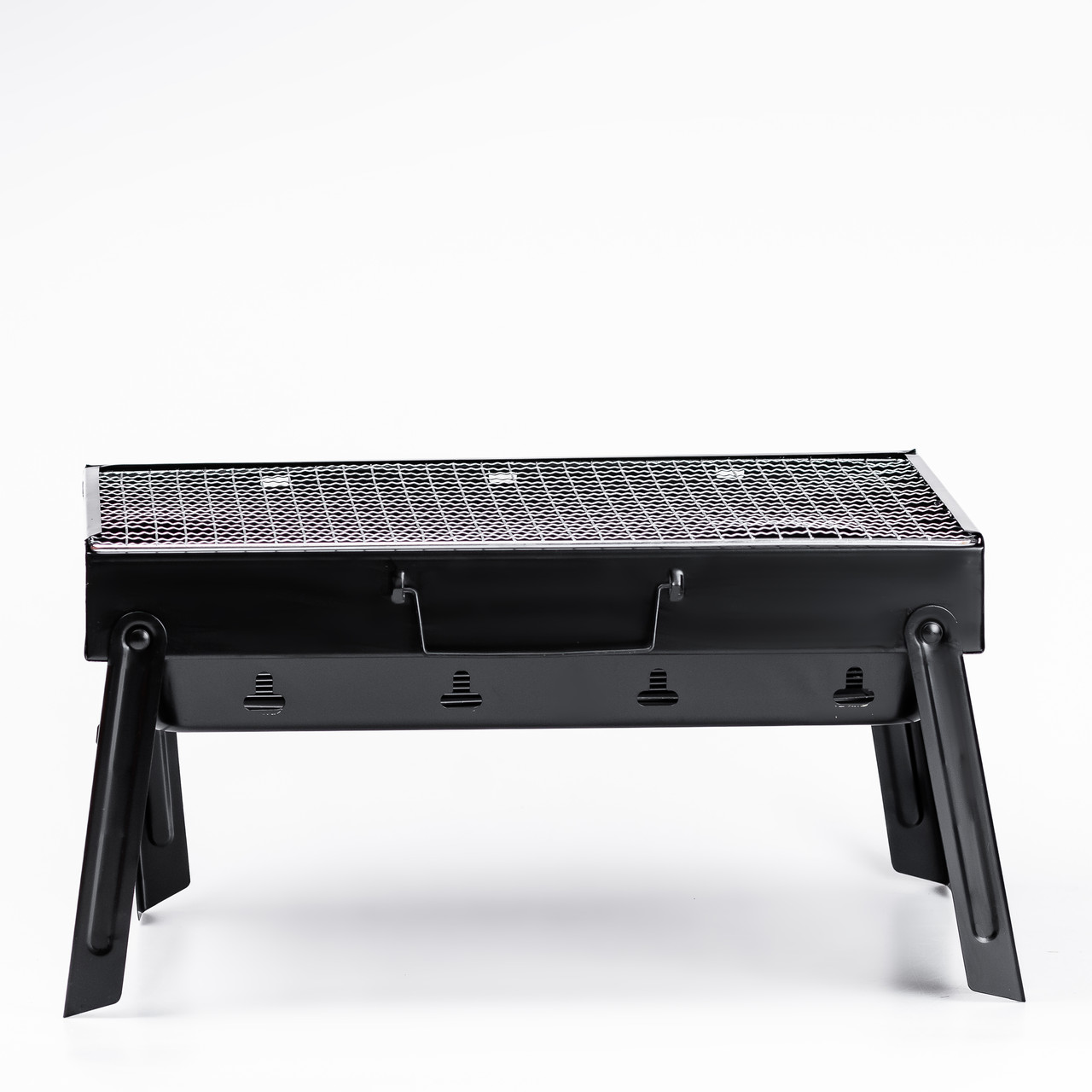 Мангал переносний складаний з решіткою 43×30×23.5 см