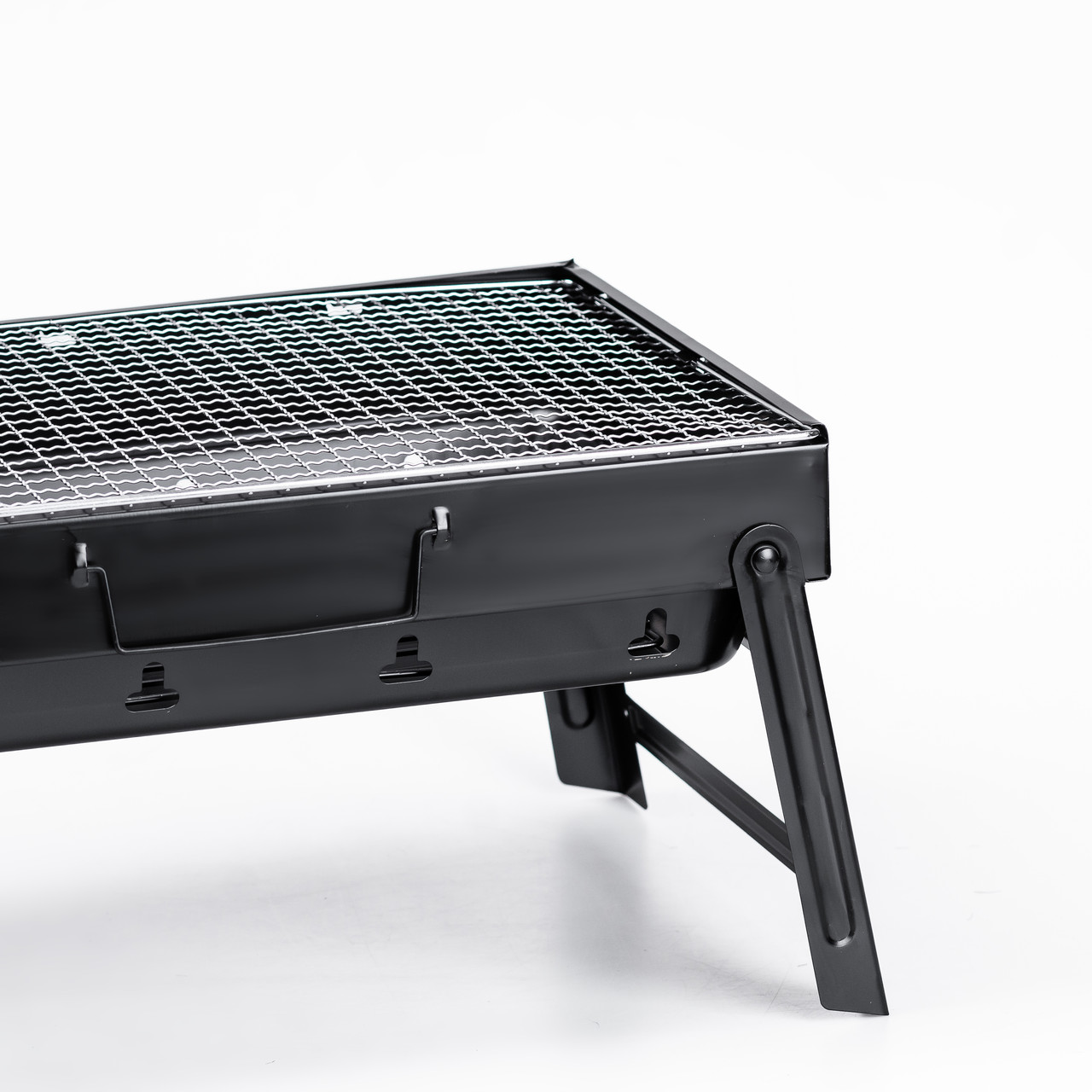 Мангал переносний складаний з решіткою 43×30×23.5 см