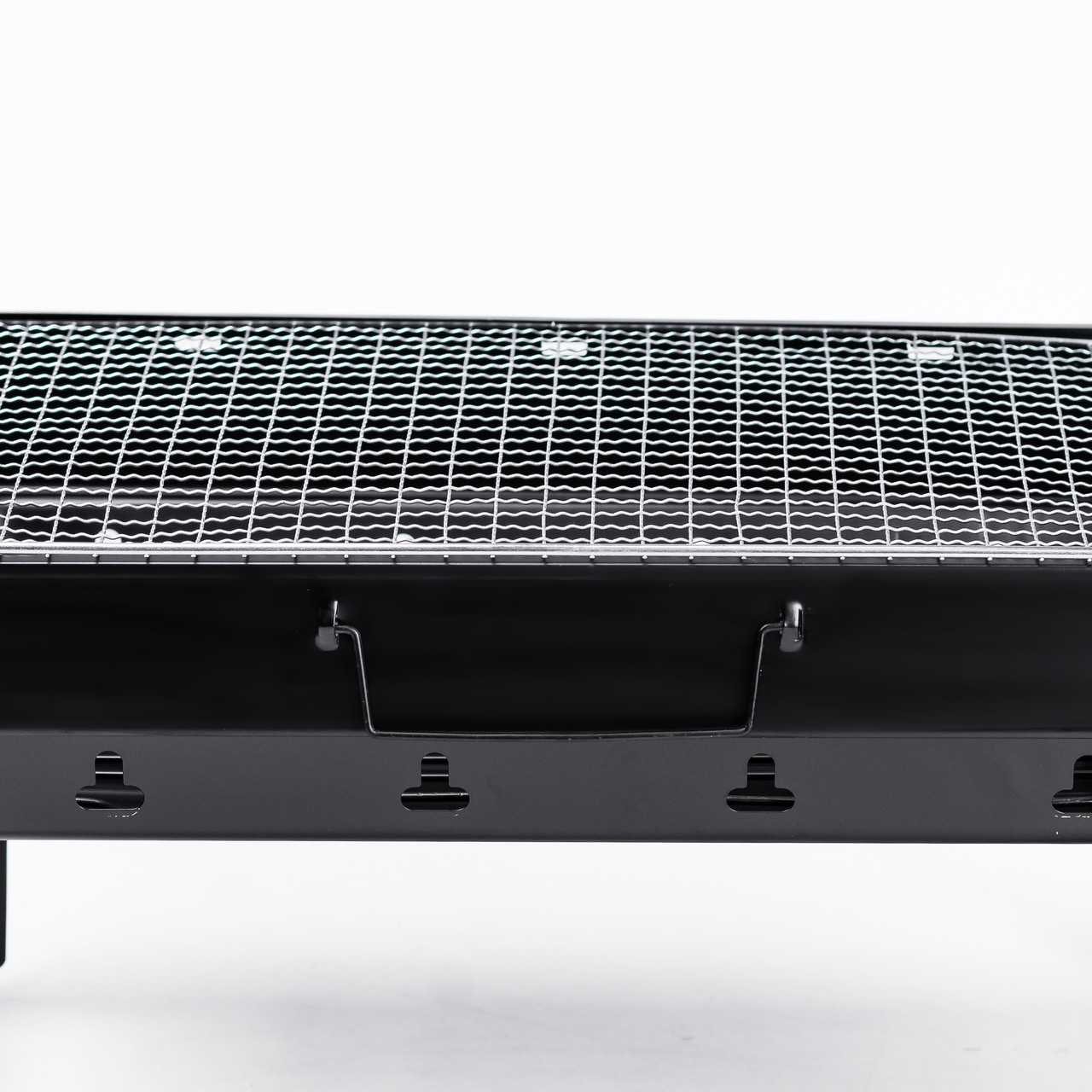 Мангал переносний складаний з решіткою 43×30×23.5 см