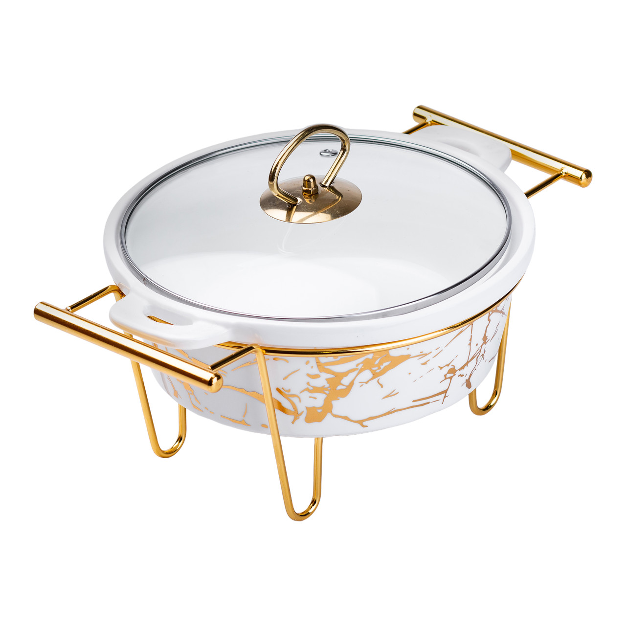 Марміт керамічкський круглий 1 літр із підігрівом