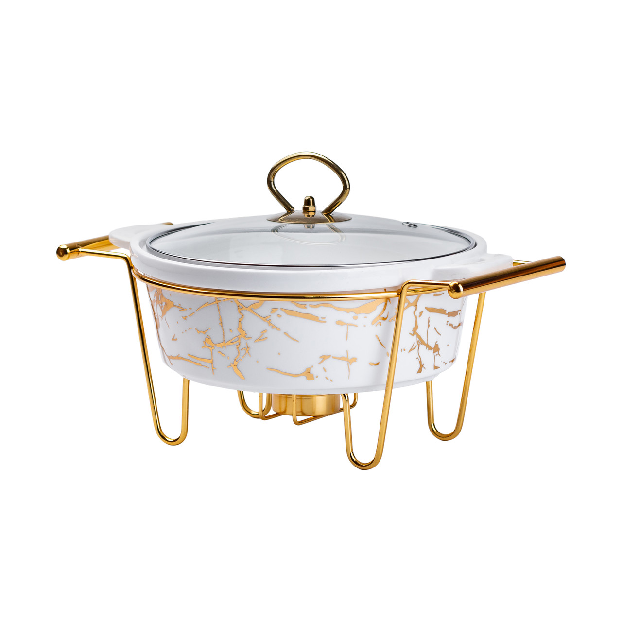 Марміт керамічкський круглий 1 літр із підігрівом