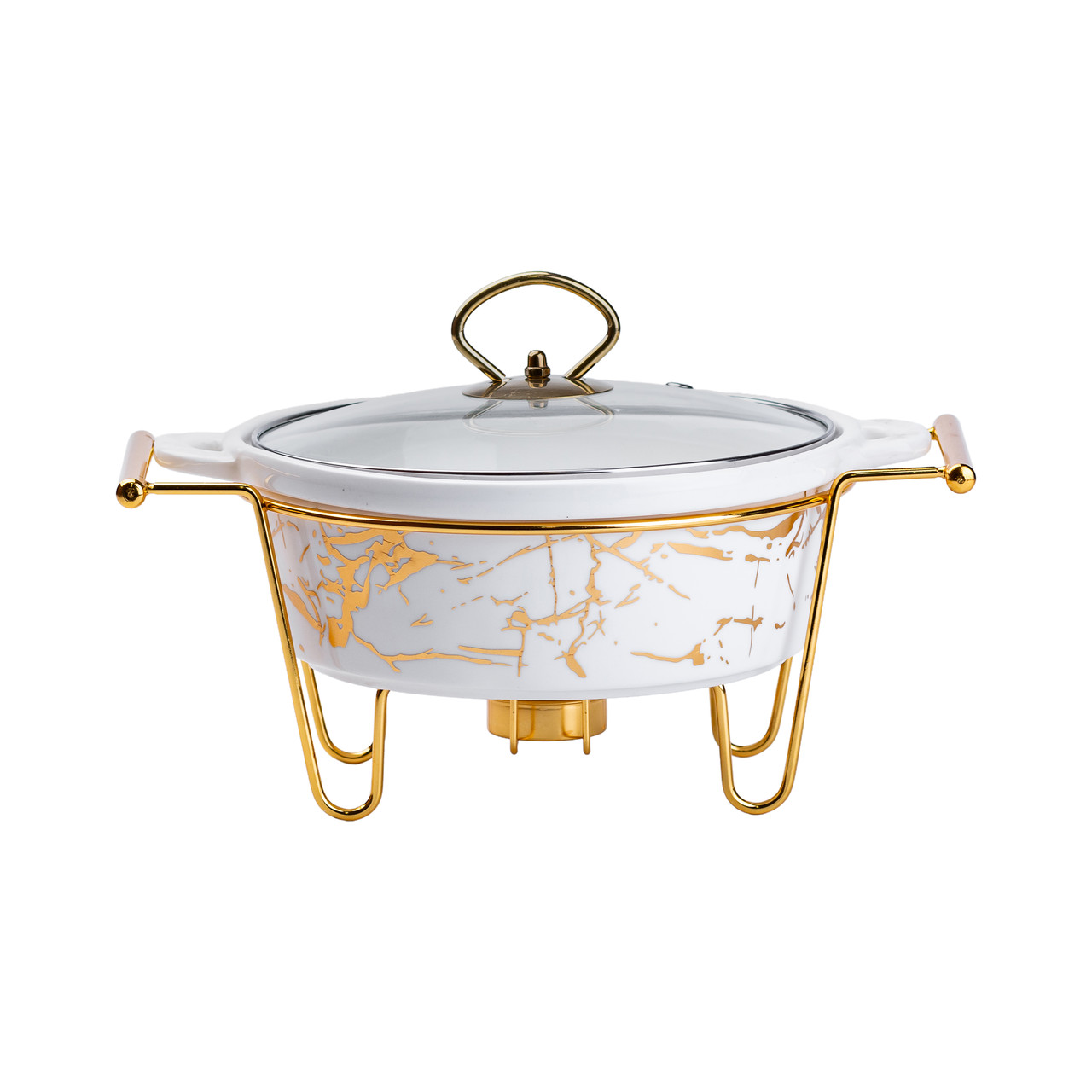 Марміт керамічкський круглий 1 літр із підігрівом