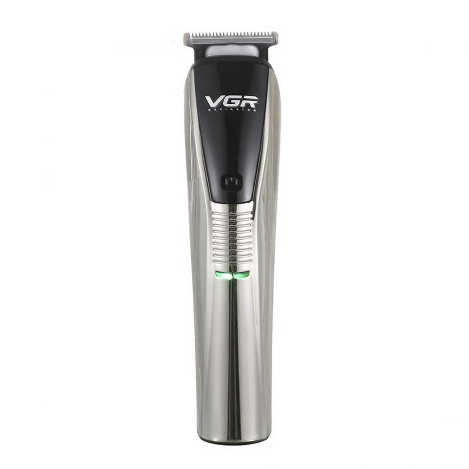 Машинка для стрижки VGR V-029 акумуляторна срібло