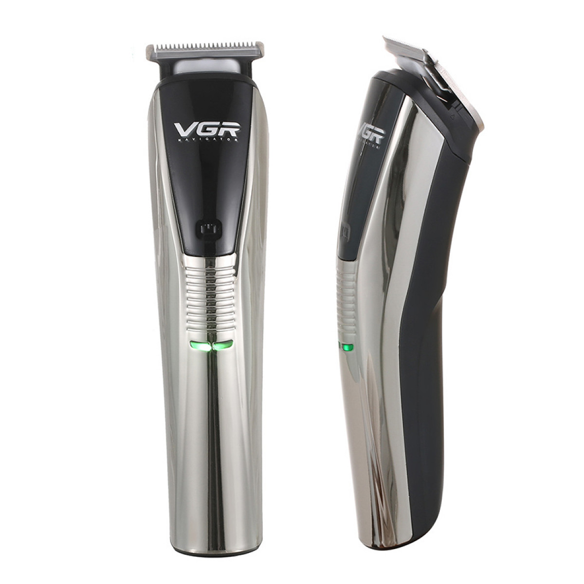 Машинка для стрижки VGR V-029 акумуляторна срібло