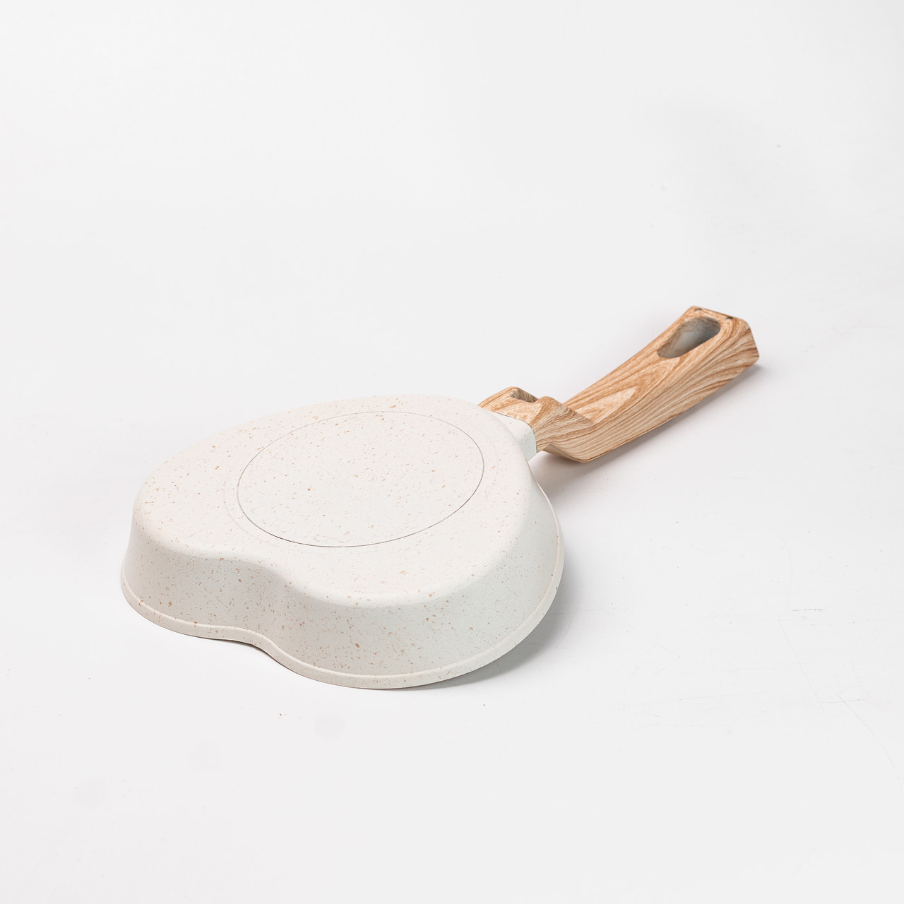 Сковорідка для омлету з антипригарним покриттям 16*13*5,3 см бежева