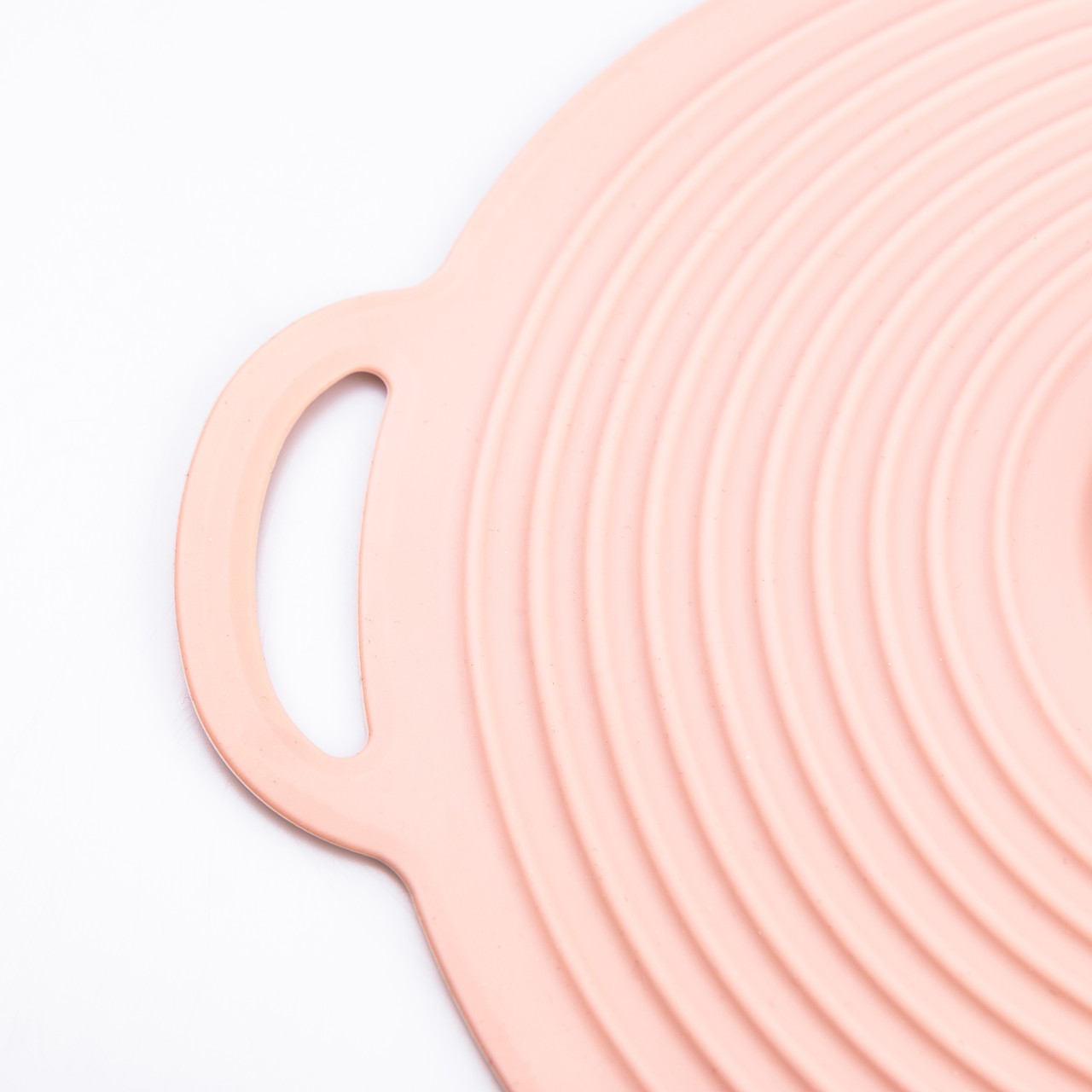 Багаторазова силіконова кришка для каструлі універсальна  32 х 28 см розовая