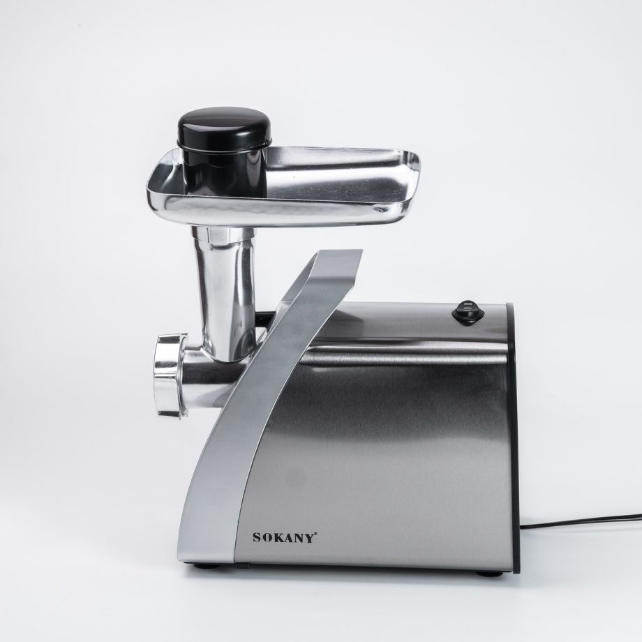 М&apos;ясорубка Sokany SK-06001 електрична 2400 Вт сталь