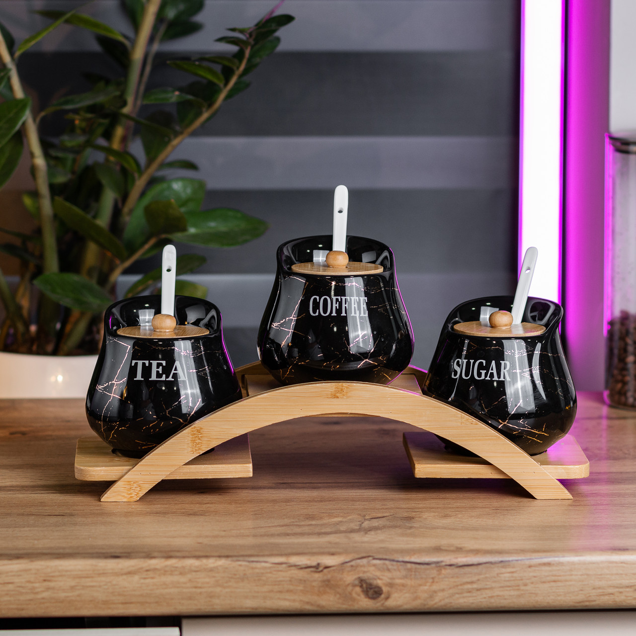 Набір для сипучих продуктів керамічний 3 шт по 500 мл.