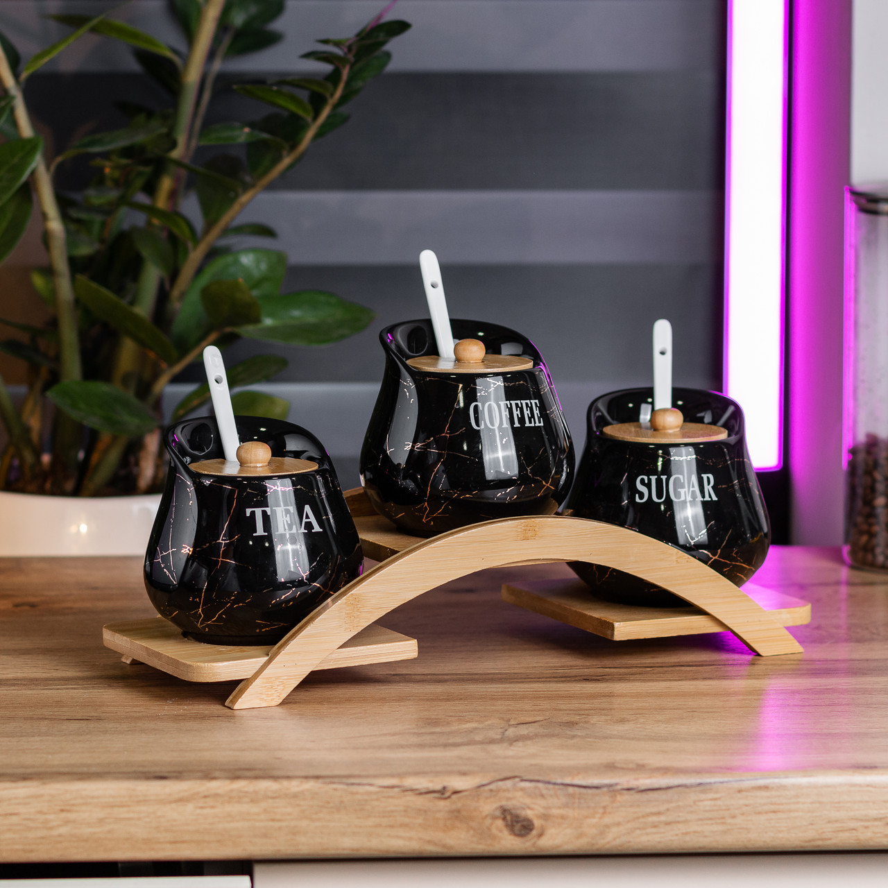 Набір для сипучих продуктів керамічний 3 шт по 500 мл.