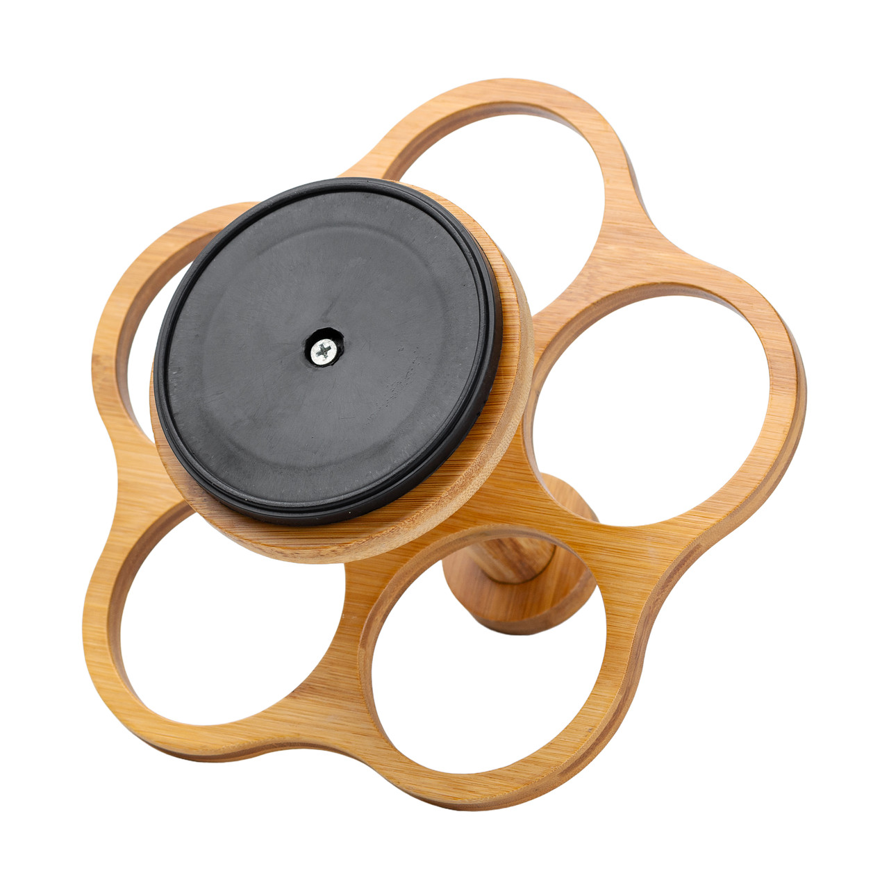 Набір для сипучих продуктів 5 банок по 120 на бамбуковій підставці