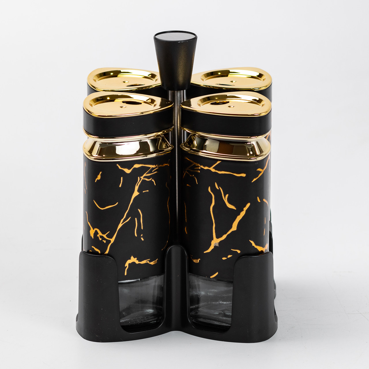 Набір для спецій на підставці 4 баночки по 120 мл.