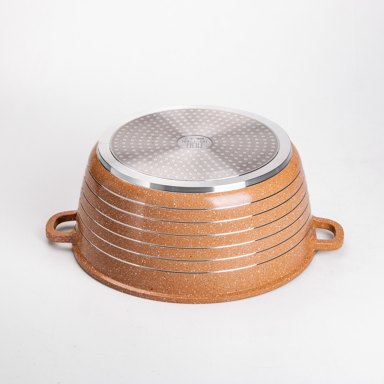 Набір із 5 господарських каструль, 2,5-9 літрів, товсте дно, алюміній MGC