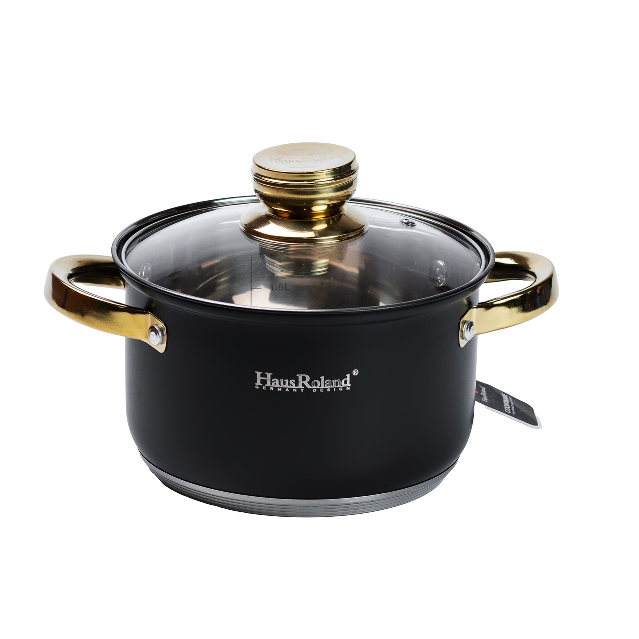 Набір каструль з нержавіючої сталі 4 штуки 6,1/3,9/2,8/2,1 л