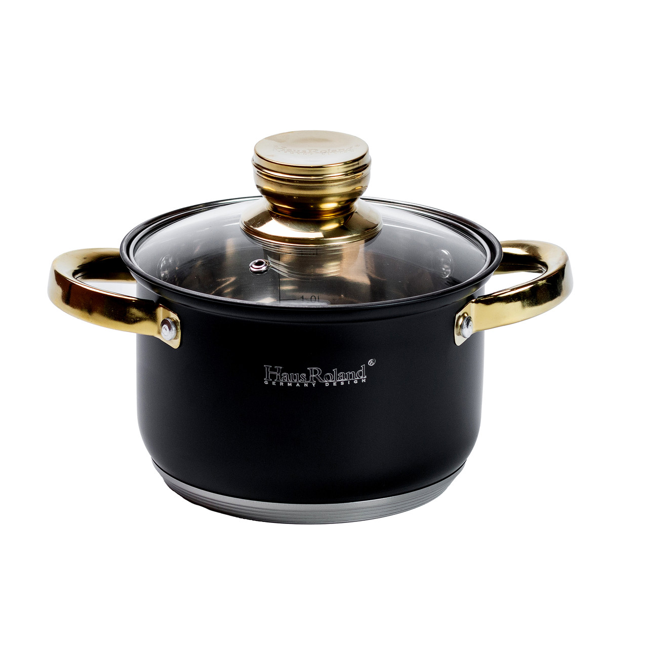 Набір каструль з нержавіючої сталі 4 штуки 6,1/3,9/2,8/2,1 л