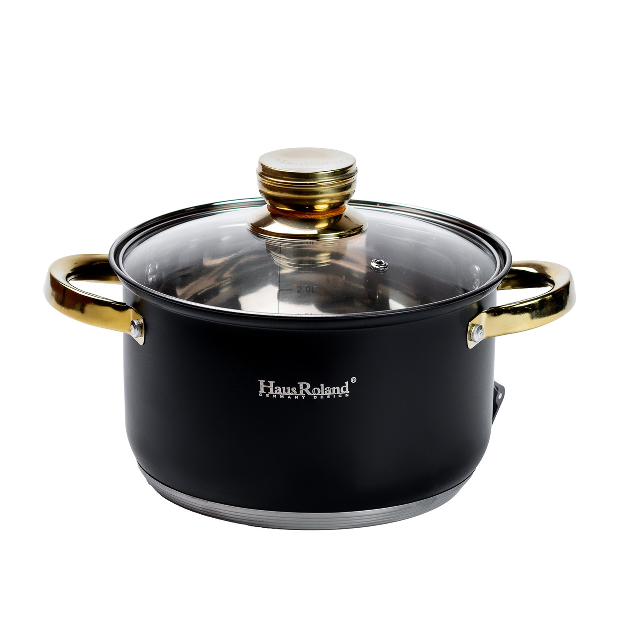 Набір каструль з нержавіючої сталі 4 штуки 6,1/3,9/2,8/2,1 л