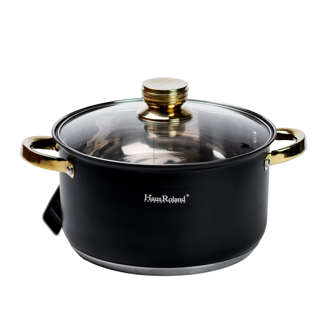 Набір каструль з нержавіючої сталі 4 штуки 6,1/3,9/2,8/2,1 л