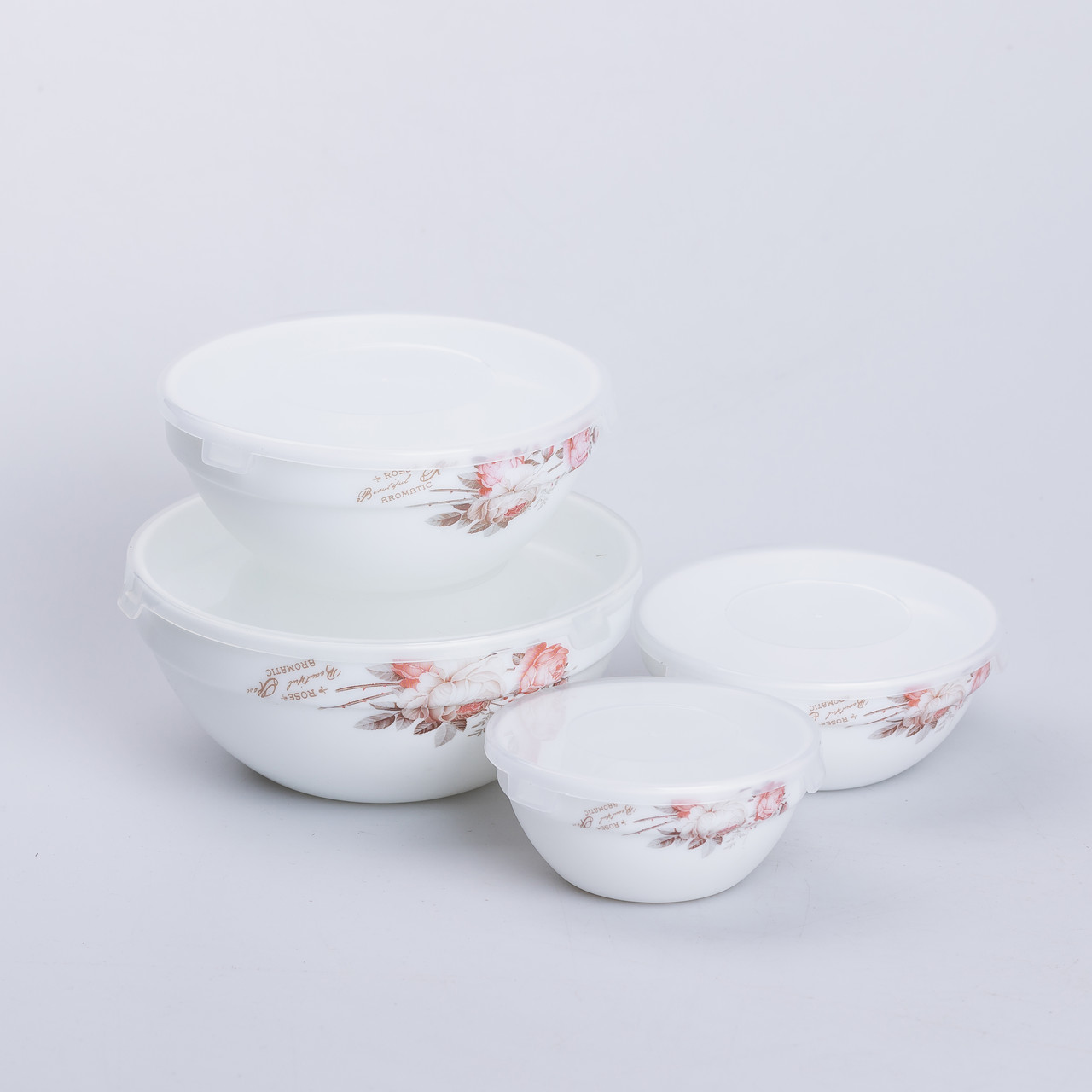 Набір керамічний харчових контейнерів 4 шт 0,25/0,35/0,6/1,1л