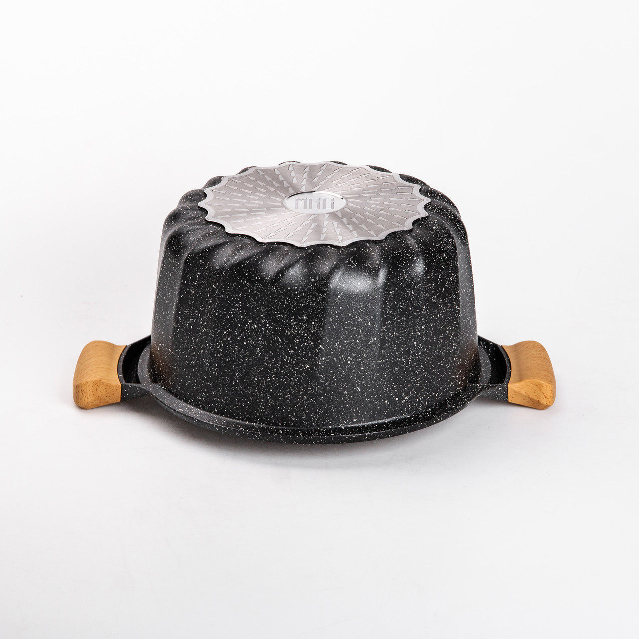 Набір посуду, комплект з 4 каструль і сковорідок, MGC, чорний.