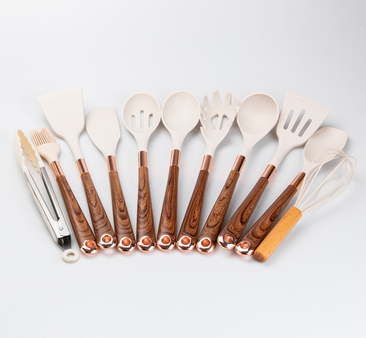 Набір кухонного приладдя з підставкою 11 шт кухарський набір 32 см • 28 см • 24 см