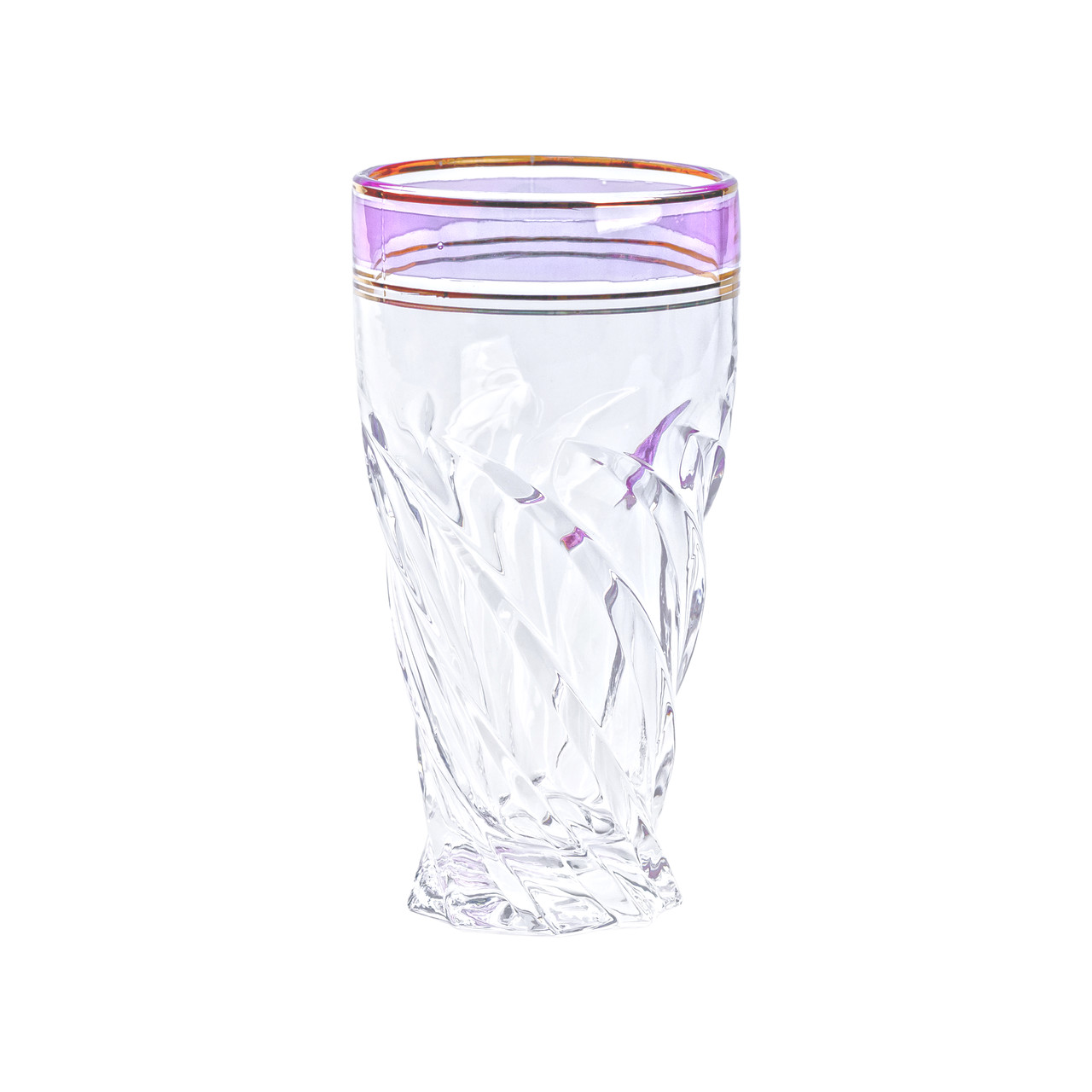 Набір високих склянок 6 штук по 250 мл рожевий